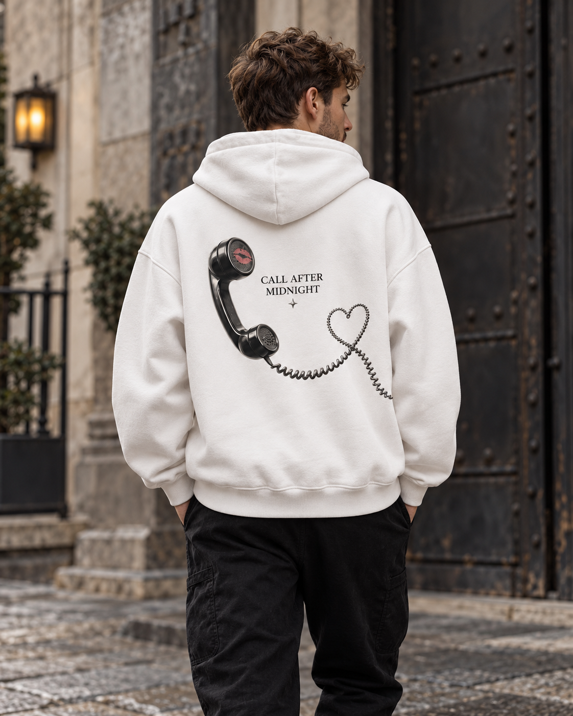 Ara Beni Kapüşonlu Sweatshirt — mankenli konsept görsel