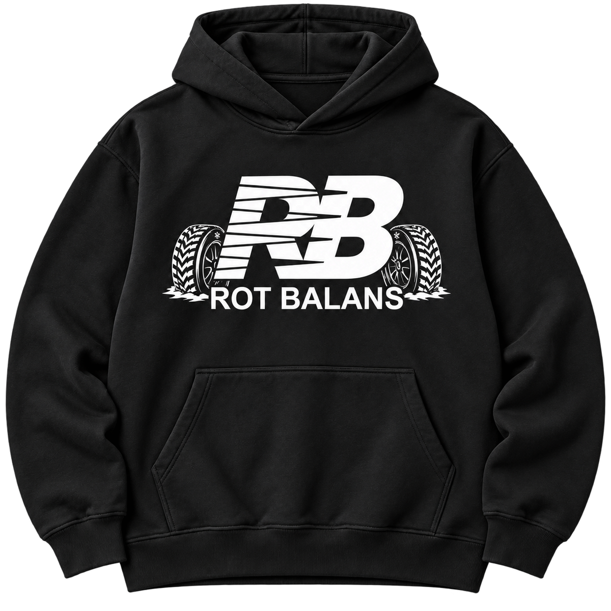 Rot Balans kapüşonlu sweatshirt şeffaf raf görseli